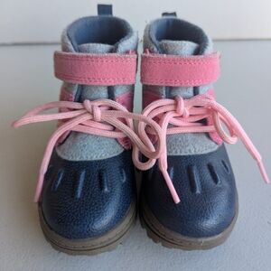 Carter's Blue and Pink Kids Boots
